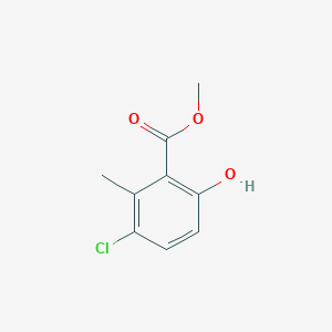 molecular formula C9H9ClO3 B12583280 Methyl 3-chloro-6-hydroxy-2-methylbenzoate CAS No. 203109-73-3