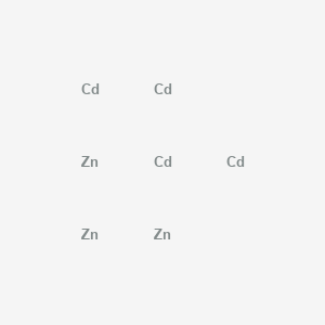 molecular formula Cd4Zn3 B12583308 Cadmium;ZINC CAS No. 647831-88-7