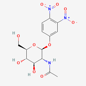 molecular formula C14H17N3O10 B1258331 3,4-Dinitrophenyl-N-acetylglucosaminide CAS No. 71693-36-2