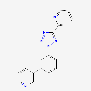 molecular formula C17H12N6 B12583313 2-[2-(3-pyridin-3-ylphenyl)-2H-tetrazol-5-yl]pyridine CAS No. 605647-39-0