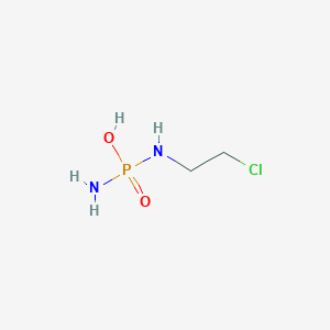 molecular formula C2H8ClN2O2P B1258332 Dechloroethyl phosphoramide mustard 