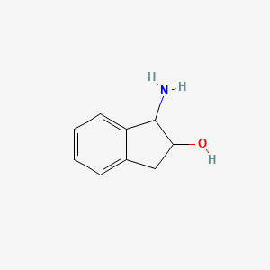B1258337 1-Amino-2-indanol CAS No. 74165-73-4