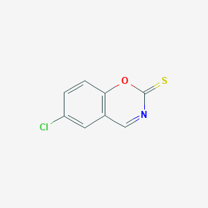 2H-1,3-Benzoxazine-2-thione, 6-chloro-