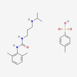 molecular formula C22H33N3O4S B1258339 Recainam tosylate CAS No. 74752-08-2