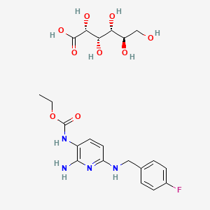 B1258340 Flupirtine gluconate CAS No. 815586-85-7
