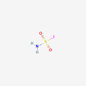 molecular formula H2INO2S B1258341 Sulfamyl iodide CAS No. 102479-80-1