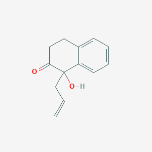 molecular formula C13H14O2 B12583416 1-Hydroxy-1-(prop-2-en-1-yl)-3,4-dihydronaphthalen-2(1H)-one CAS No. 221680-93-9