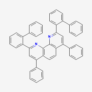 molecular formula C48H32N2 B12583421 2,9-Di([1,1'-biphenyl]-2-yl)-4,7-diphenyl-1,10-phenanthroline CAS No. 625121-77-9