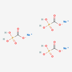molecular formula C3H6Na3O15P3 B1258343 偏磷酸三钠 