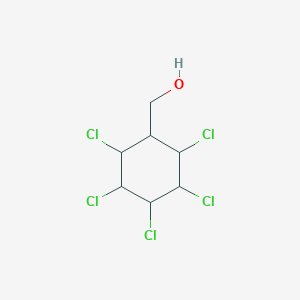 molecular formula C7H9Cl5O B12583457 (2,3,4,5,6-Pentachlorocyclohexyl)methanol CAS No. 646068-55-5