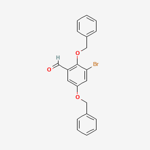 2,5-Bis(benzyloxy)-3-bromobenzaldehyde