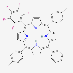 molecular formula C46H29F5N4 B12583507 Agn-PC-0naamf CAS No. 307931-11-9