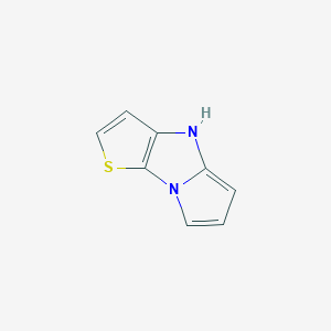 molecular formula C8H6N2S B12583518 4h-Pyrrolo[1,2-a]thieno[3,2-d]imidazole CAS No. 260053-86-9