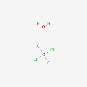 molecular formula CH2Cl3FO B1258355 Trichlorofluoromethane hydrate CAS No. 19258-26-5