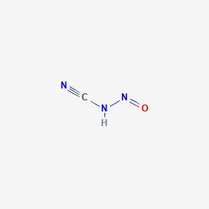 molecular formula CHN3O B1258356 Nitrosocyanamide CAS No. 62132-81-4