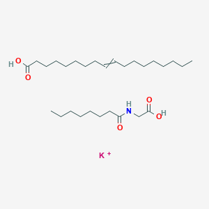 molecular formula C28H53KNO5+ B12583562 Potassium N-Cocoyl Glycinate CAS No. 301341-58-2