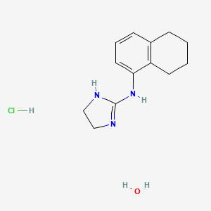 molecular formula C13H20ClN3O B1258359 Tramazoline hydrochloride monohydrate CAS No. 74195-73-6
