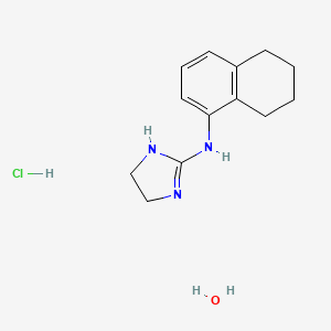 molecular formula C13H20ClN3O B1258359 Chlorhydrate de tramazoline monohydraté CAS No. 74195-73-6