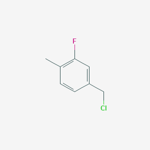 B125836 4-(Chloromethyl)-2-fluoro-1-methylbenzene CAS No. 147542-00-5