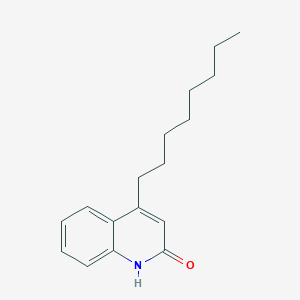 molecular formula C17H23NO B12583602 4-Octylquinolin-2(1H)-one CAS No. 647836-54-2