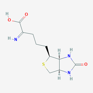 molecular formula C10H15N3O3S B1258364 Iminobiotin 