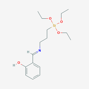 6-({[3-(Triethoxysilyl)propyl]amino}methylidene)cyclohexa-2,4-dien-1-one