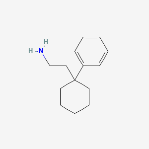 molecular formula C14H21N B1258371 2-(1-Phenylcyclohexyl)ethanamine 