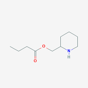 Butanoic acid, 2-piperidinylmethyl ester