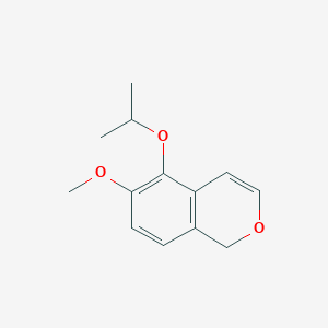 molecular formula C13H16O3 B12583790 1H-2-Benzopyran, 6-methoxy-5-(1-methylethoxy)- CAS No. 634616-24-3