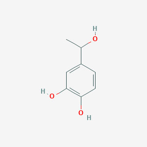 molecular formula C8H10O3 B1258380 4-(1-羟乙基)苯-1,2-二酚 CAS No. 37491-94-4