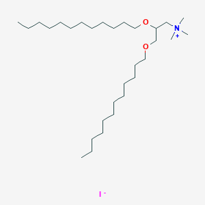 molecular formula C30H64INO2 B12583809 2,3-Bis(dodecyloxy)-N,N,N-trimethylpropan-1-aminium iodide CAS No. 264256-87-3
