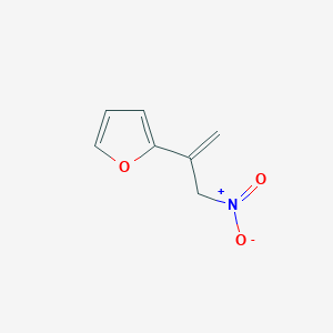 molecular formula C7H7NO3 B12583815 2-(3-Nitroprop-1-en-2-yl)furan CAS No. 261171-52-2