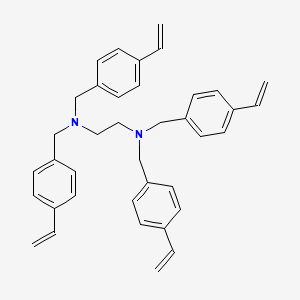 molecular formula C38H40N2 B12583819 N~1~,N~1~,N~2~,N~2~-Tetrakis[(4-ethenylphenyl)methyl]ethane-1,2-diamine CAS No. 496800-99-8