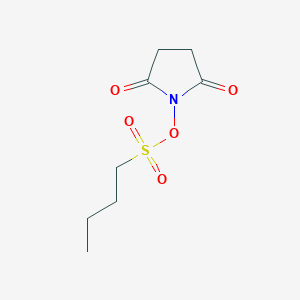 1-[(Butane-1-sulfonyl)oxy]pyrrolidine-2,5-dione