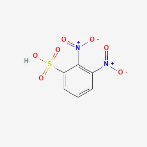 molecular formula C6H4N2O7S B1258388 Dinitrobenzene sulfonic acid 