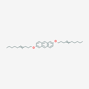 molecular formula C34H46O2 B12583884 2,6-Bis[(dec-4-en-1-yl)oxy]anthracene CAS No. 594838-50-3