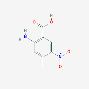 molecular formula C8H8N2O4 B12583891 2-Amino-4-methyl-5-nitrobenzoic acid CAS No. 204254-68-2