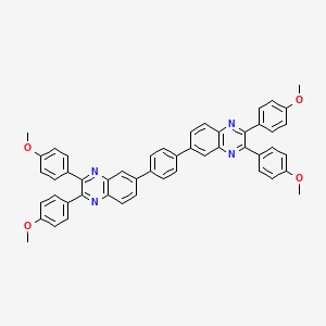 6,6'-(1,4-Phenylene)bis[2,3-bis(4-methoxyphenyl)quinoxaline]