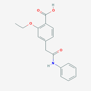 molecular formula C17H17NO4 B12583923 4-(2-Anilino-2-oxoethyl)-2-ethoxybenzoic acid CAS No. 646054-49-1