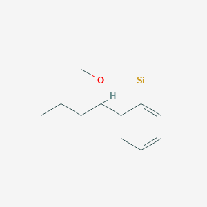 molecular formula C14H24OSi B12583937 [2-(1-Methoxybutyl)phenyl](trimethyl)silane CAS No. 648895-08-3