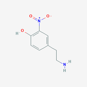 molecular formula C8H10N2O3 B1258396 3-Nitrotyramine CAS No. 49607-15-0