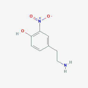 molecular formula C8H10N2O3 B1258396 3-硝基酪胺 CAS No. 49607-15-0