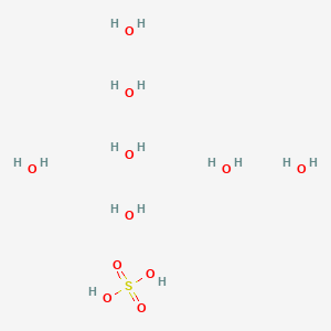 molecular formula H16O11S B12583991 Sulphate heptahydrate CAS No. 642485-72-1