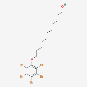 molecular formula C17H23Br5O2 B12584021 11-(Pentabromophenoxy)undecan-1-ol CAS No. 281654-33-9