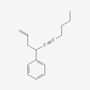 molecular formula C16H20 B12584033 (Dec-1-en-5-yn-4-yl)benzene CAS No. 648433-39-0