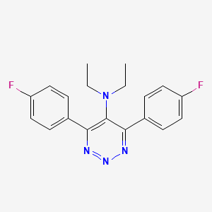 N,N-Diethyl-4,6-bis(4-fluorophenyl)-1,2,3-triazin-5-amine