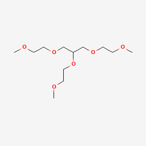 molecular formula C12H26O6 B12584042 1,2,3-Tris(2-methoxyethoxy)propane 