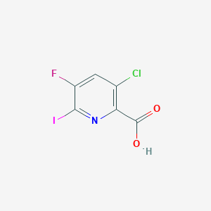 6-Iodo-3-chloro-5-fluoropyridine-2-carboxylic acid