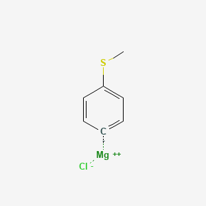 molecular formula C7H7ClMgS B12584056 4-(Methylthio)phenylmagnesium chloride 