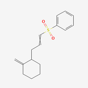 [3-(2-Methylidenecyclohexyl)prop-1-ene-1-sulfonyl]benzene